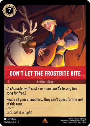 Don't Let the Frostbite Bite - 129/204 - Rare