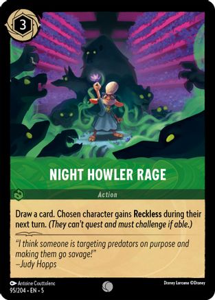 Night Howler Rage - 95/204 - Common