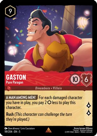 Gaston (Pure Paragon) - 119/204 - Rare