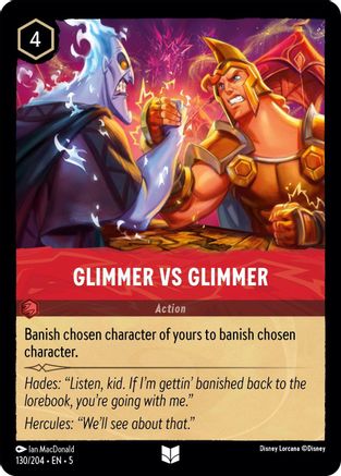 Glimmer vs Glimmer - 130/204 - Uncommon