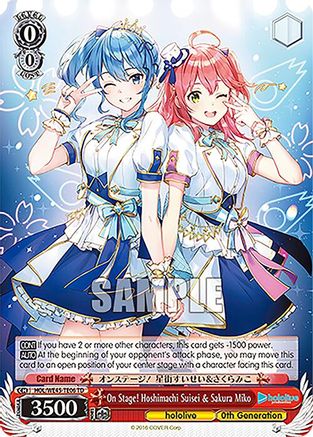 On Stage! Hoshimachi Suisei & Sakura Miko - HOL/WE45-TE06TD - Trial Deck