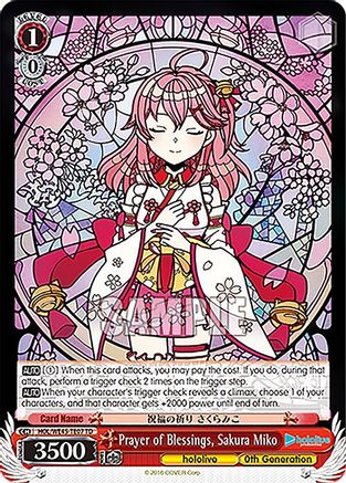 Prayer of Blessings, Sakura Miko - HOL/WE45-TE07TD - Trial Deck