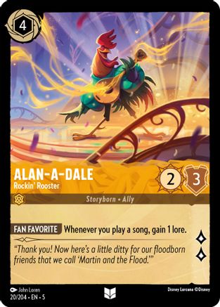 Alan-A-Dale (Rockin' Rooster) - 20/204 - Uncommon