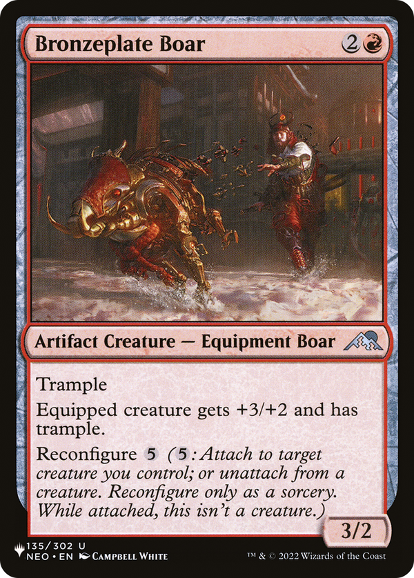 Bronzeplate Boar - NEO Reprint (PLST)