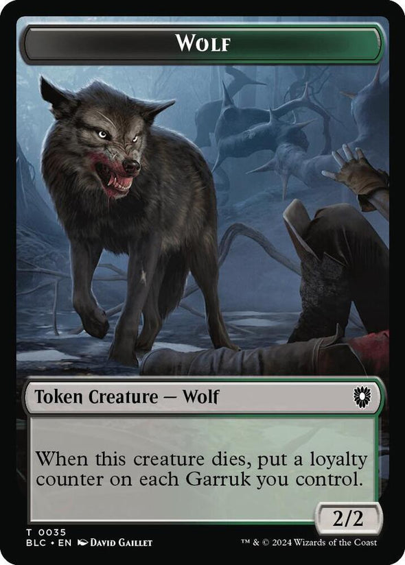 Human Soldier // Wolf Token (TBLC)
