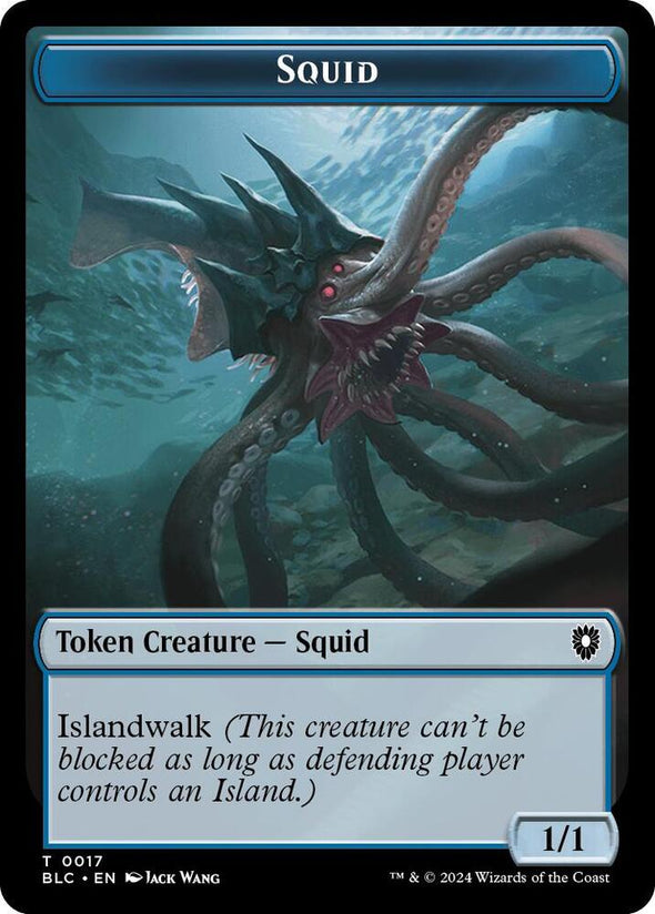 Steelburr Champion // Squid Token (TBLC)