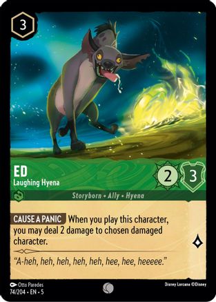 Ed (Laughing Hyena) - 74/204 - Common