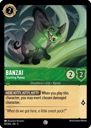 Banzai (Taunting Hyena) - 87/204 - Common