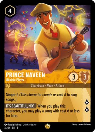 Prince Naveen (Ukulele Player) - 3/204 - Legendary