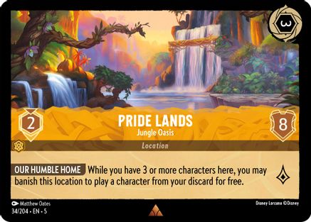 Pride Lands (Jungle Oasis) - 34/204 - Rare