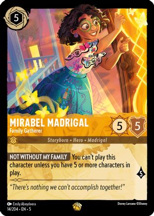 Mirabel Madrigal (Family Gatherer) - 14/204 - Legendary