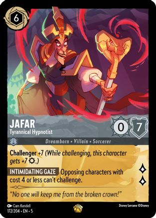 Jafar (Tyrannical Hypnotist) - 172/204 - Legendary