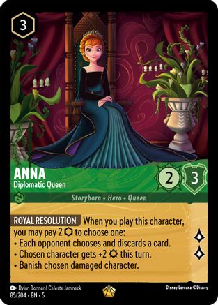 Anna (Diplomatic Queen) - 85/204 - Legendary