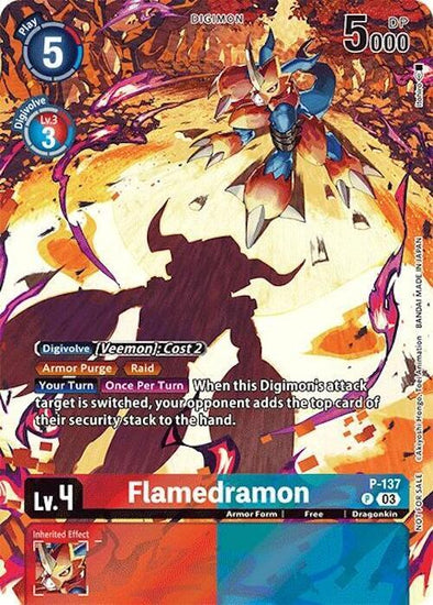 Flamedramon (Update Pack 2024) - P-137 - Promo