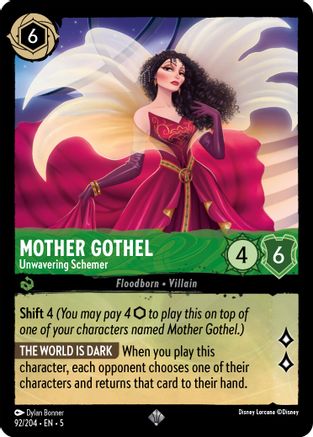 Mother Gothel (Unwavering Schemer) - 92/204 - Super Rare