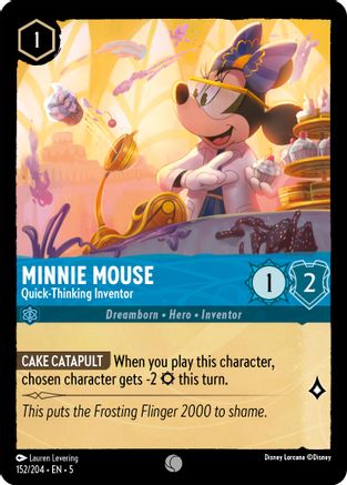 Minnie Mouse (Quick-Thinking Inventor) - 152/204 - Common