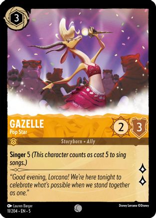 Gazelle (Pop Star) - 11/204 - Common