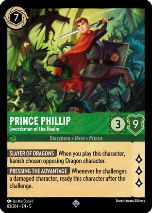 Prince Phillip (Swordsman of the Realm) - 83/204 - Super Rare