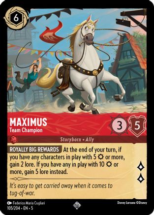 Maximus (Team Champion) - 105/204 - Super Rare