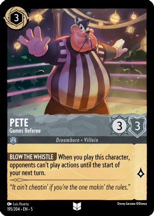 Pete (Games Referee) - 195/204 - Uncommon