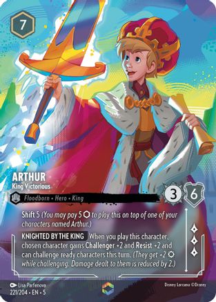 Arthur (King Victorious) - 221/204 - Enchanted