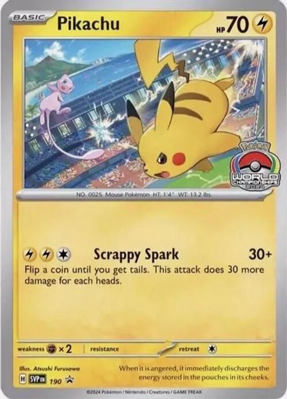 Pikachu - SVP190 - Promo