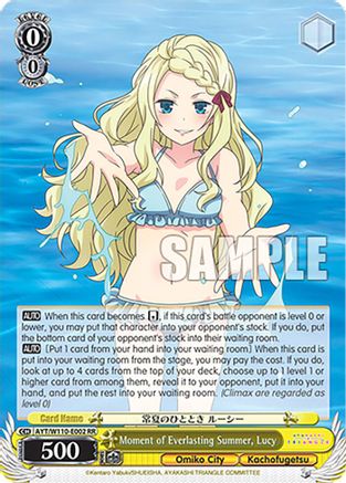 Moment of Everlasting Summer, Lucy - AYT/W110-E002RR - Double Rare