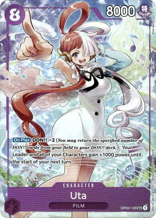 Uta (-Card Collection -Uta-) - OP02-120 - Secret Rare