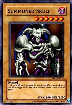 Summoned Skull (2020 Date Reprint) - RP01-EN024 - Super Rare