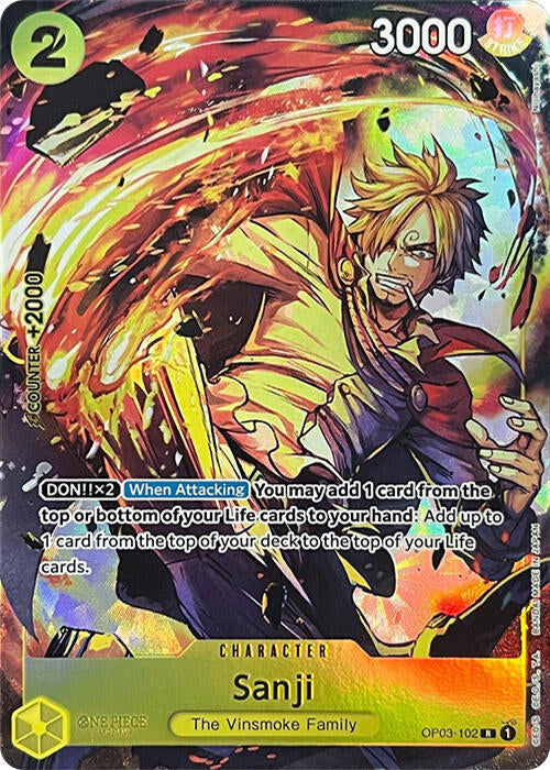 Sanji (-BANDAI CARD GAMES Fest. 23-24 Edition-) - OP03-102 - Rare