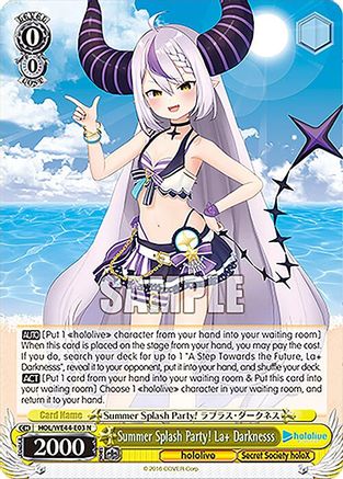 Summer Splash Party! La+ Darknesss - HOL/WE44-E03N - Normal