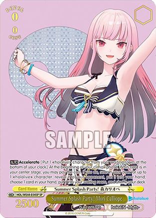 Summer Splash Party! Mori Calliope (SP) - HOL/WE44-E04SPSP - Special Rare