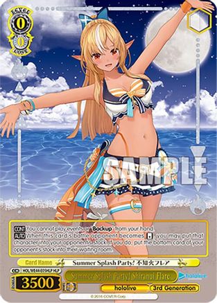 Summer Splash Party! Shiranui Flare (HLP) - HOL/WE44-E05HLPHLP - Hololive Parallel