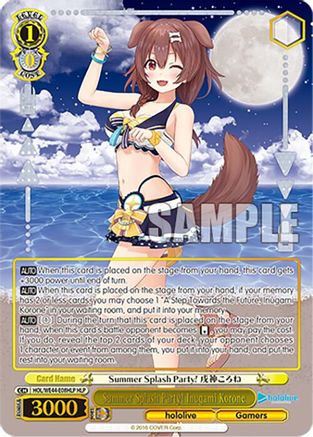 Summer Splash Party! Inugami Korone (HLP) - HOL/WE44-E08HLPHLP - Hololive Parallel