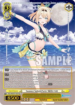 Summer Splash Party! Kazama Iroha (HLP) - HOL/WE44-E11HLPHLP - Hololive Parallel