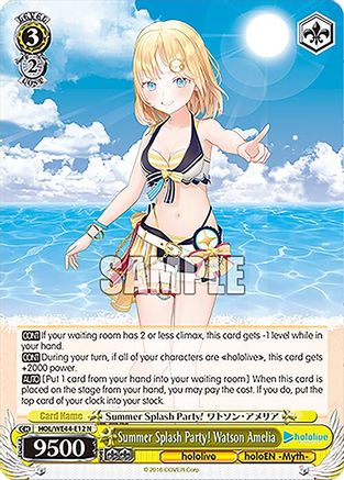Summer Splash Party! Watson Amelia - HOL/WE44-E12N - Normal