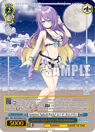 Summer Splash Party! Moona Hoshinova (HLP) - HOL/WE44-E46HLPHLP - Hololive Parallel