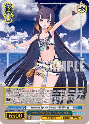 Summer Splash Party! Ninomae Ina'nis (HLP) - HOL/WE44-E49HLPHLP - Hololive Parallel