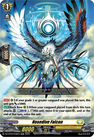 Nosedive Falcon - DZ-BT03/036EN - Double Rare