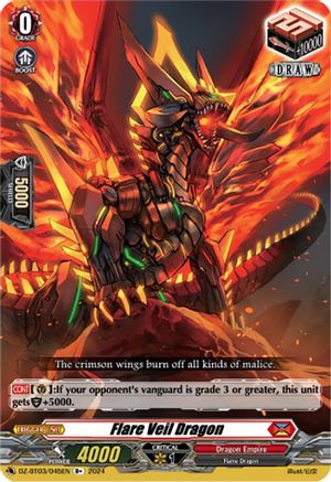 Flare Veil Dragon (R+) - DZ-BT03/045EN - R+