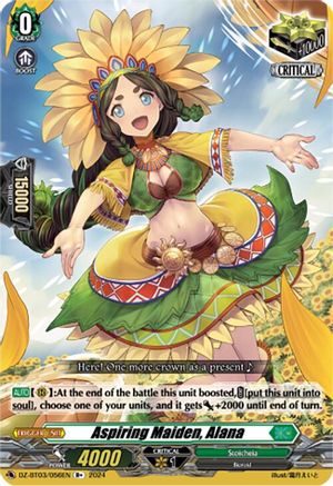 Aspiring Maiden, Alana (R+) - DZ-BT03/056EN - R+