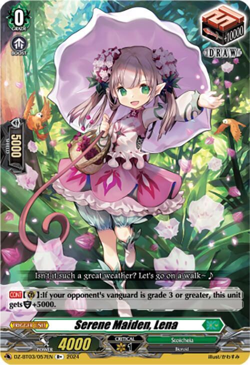 Serene Maiden, Lena (R+) - DZ-BT03/057EN - R+