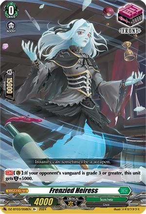 Frenzied Heiress (R+) - DZ-BT03/058EN - R+