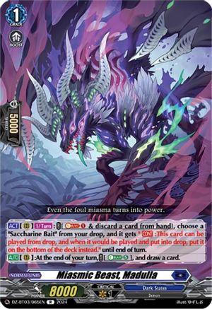 Miasmic Beast, Madulla - DZ-BT03/065EN - Rare