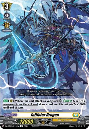 Inflictor Dragon - DZ-BT03/074EN - Rare