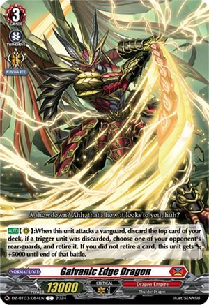 Galvanic Edge Dragon - DZ-BT03/084EN - Common