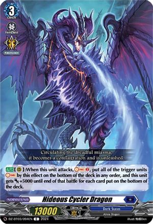 Hideous Cycler Dragon - DZ-BT03/094EN - Common