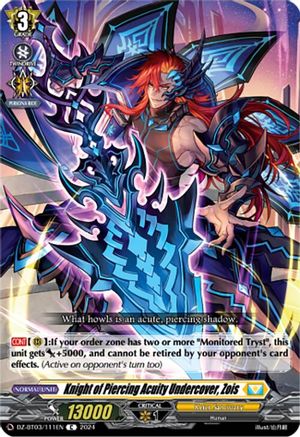 Knight of Piercing Acuity Undercover, Zois - DZ-BT03/111EN - Common