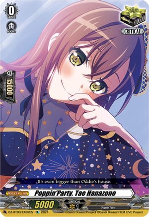 Poppin'Party, Tae Hanazono (EX) - DZ-BT03/EX02EN - Extra Rare