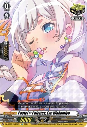 Pastel*Palettes, Eve Wakamiya (EX) - DZ-BT03/EX15EN - Extra Rare